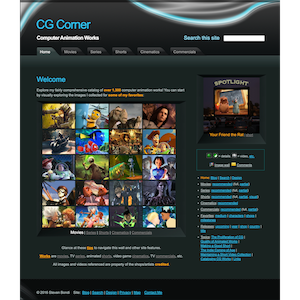 CG Corner website